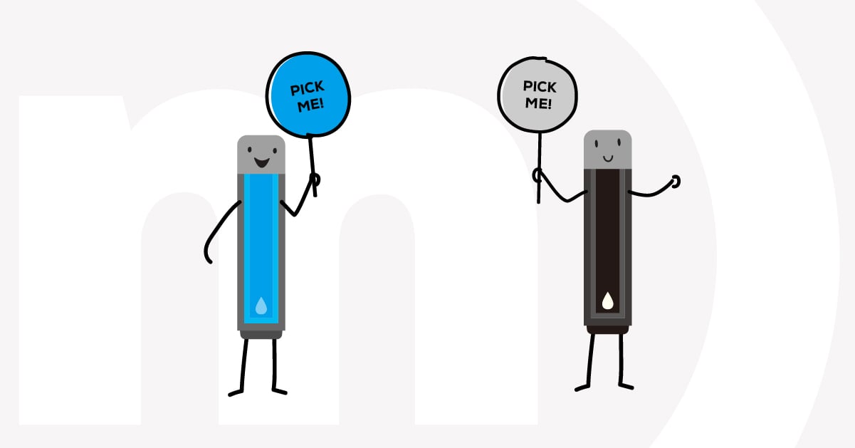 Colored ink cartridge and black ink cartridge