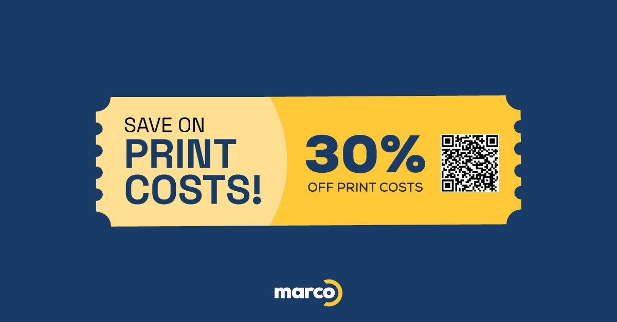 Ticket to save on print costs