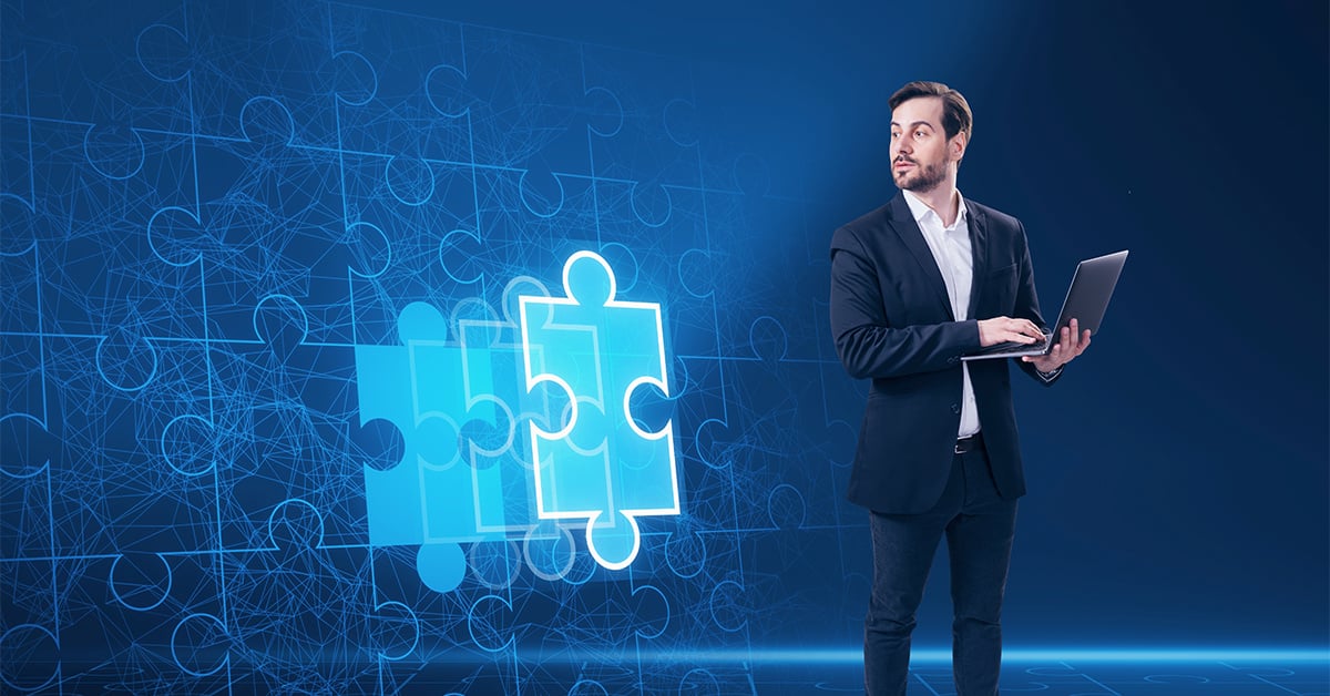 UC completing a puzzle.