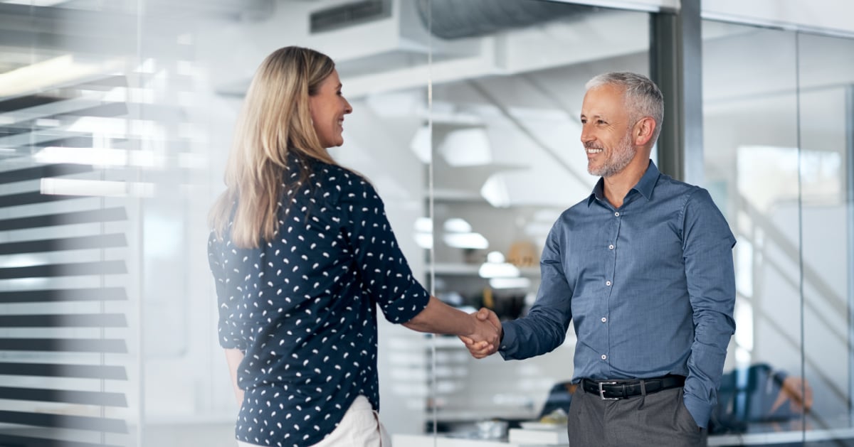 People shaking hands