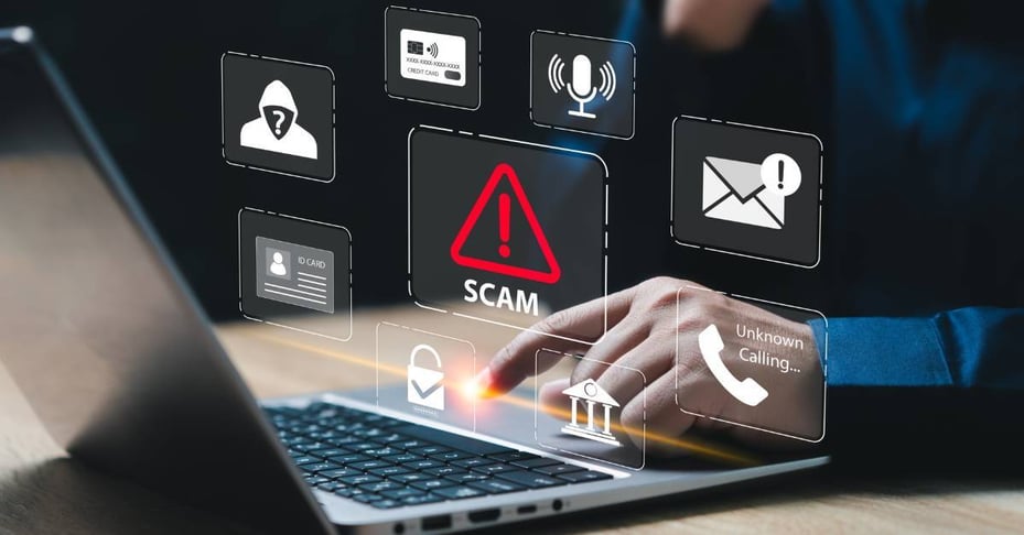 Active data breach detected on computer. 