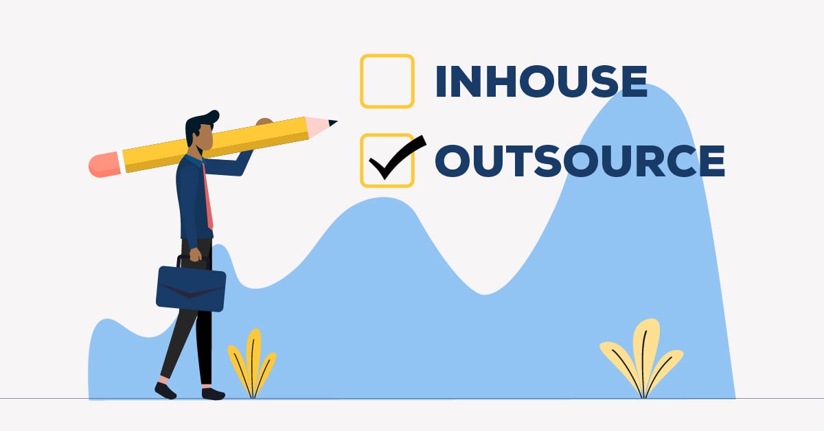 Inhouse vs outsource hiring checklist. 