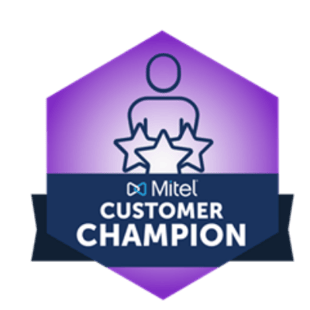 Mitel Badge - Customer Champion